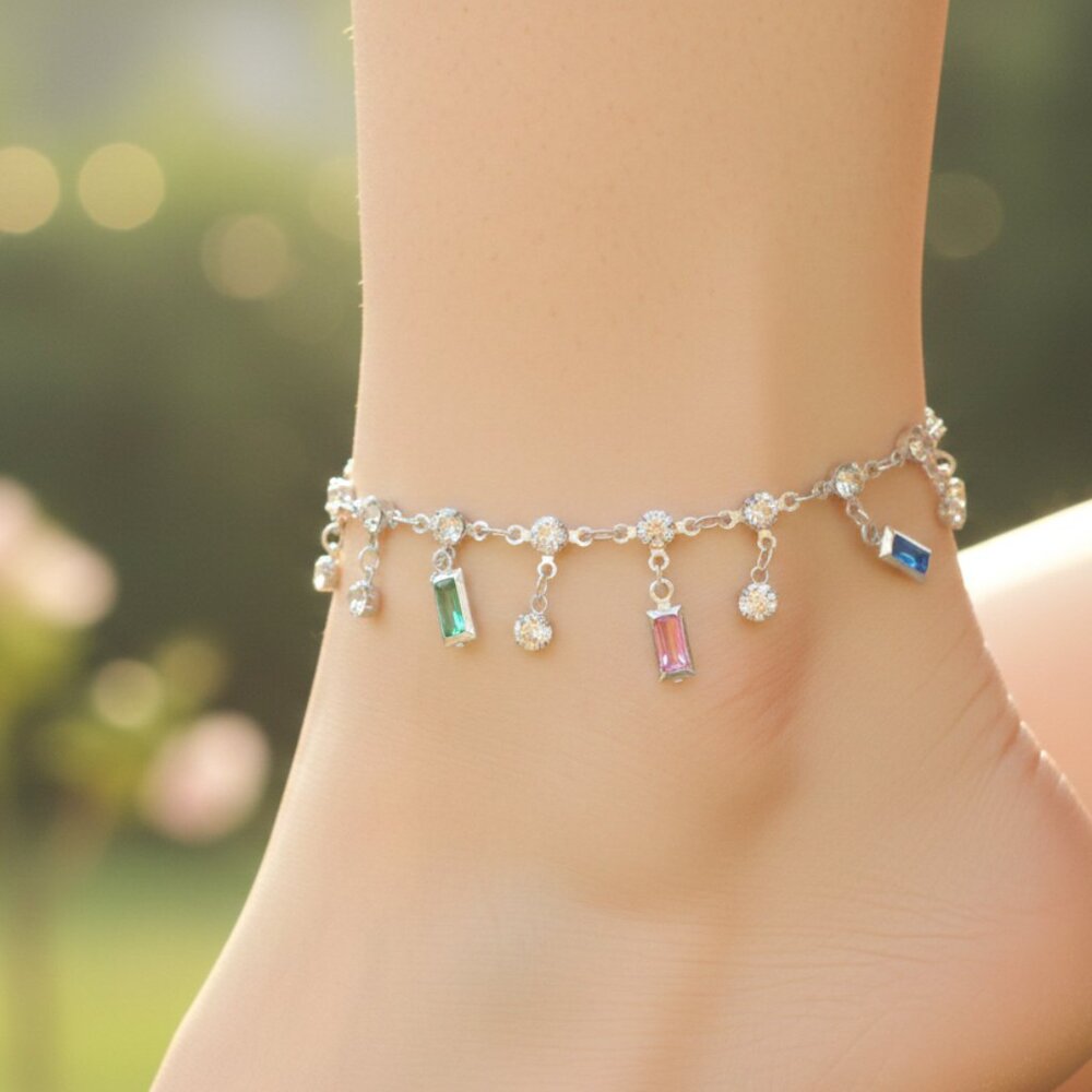 "Elegant Handmade Anklet – Delicate Jewelry for Women, MAR091421